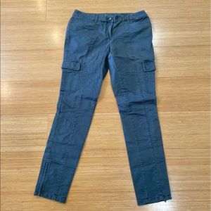 Boden Ankle Zip Trouser Charcoal Gray 10